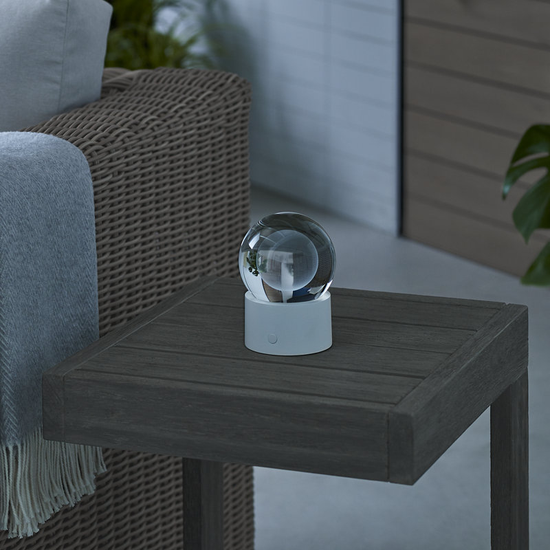 Mina Accent Rechargeable Table Lamp, Matte White