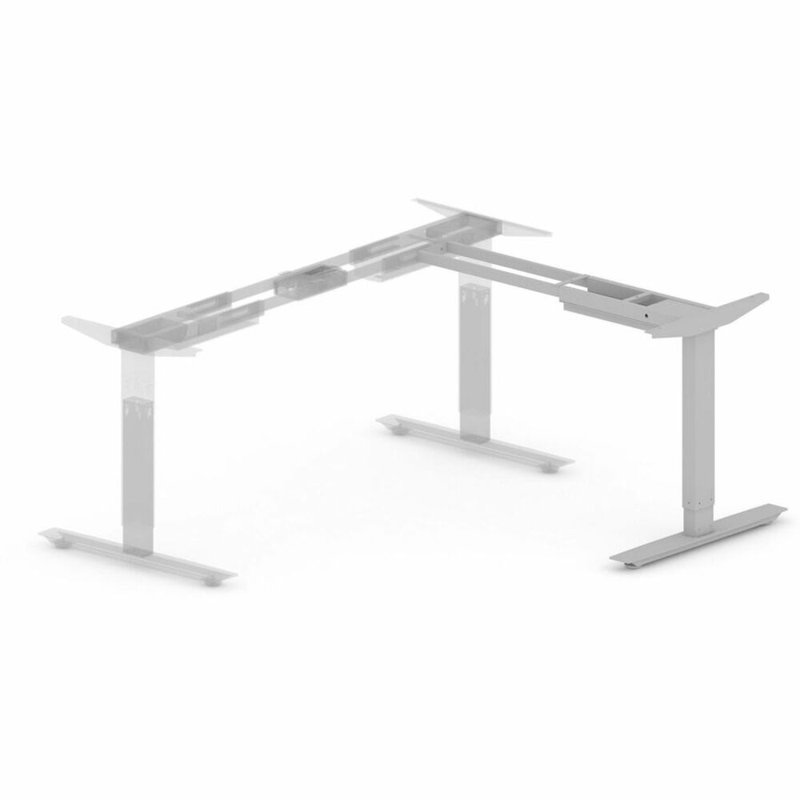 Sit-Stand 3Rd-Leg Base, Silver