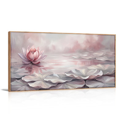 Ensemble de 1 tableau sur toile Lotus Water