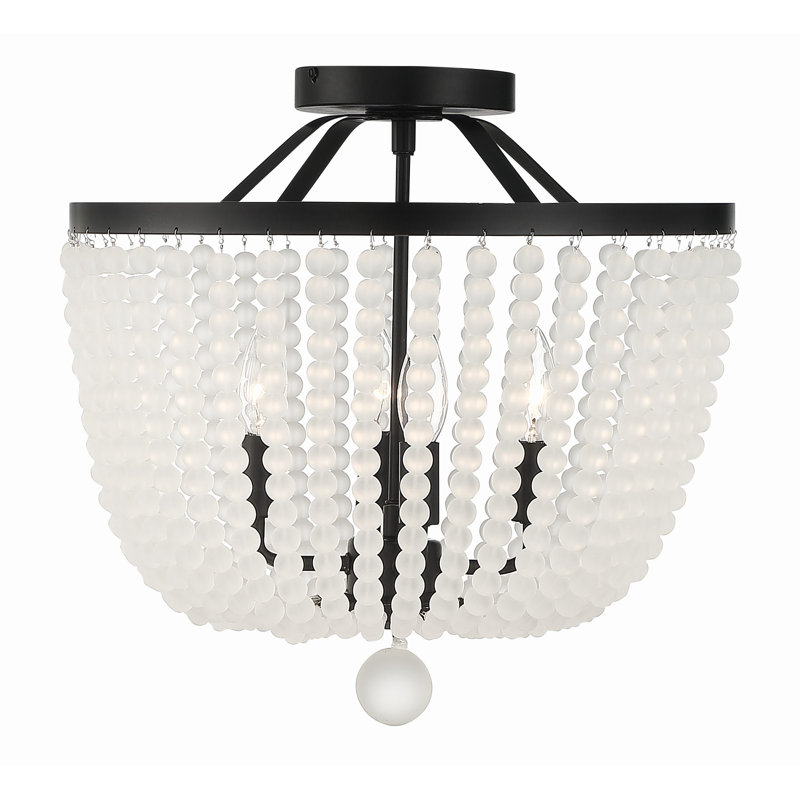 Harlsden 4 - Light Matte Black Single Pendant