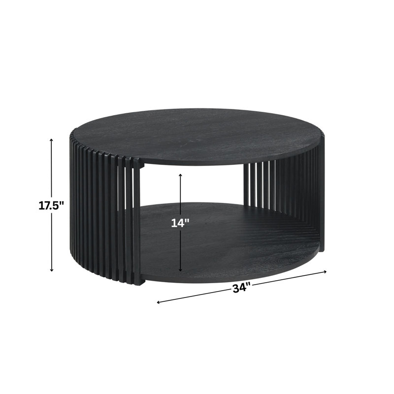 Table basse Estie, Noir