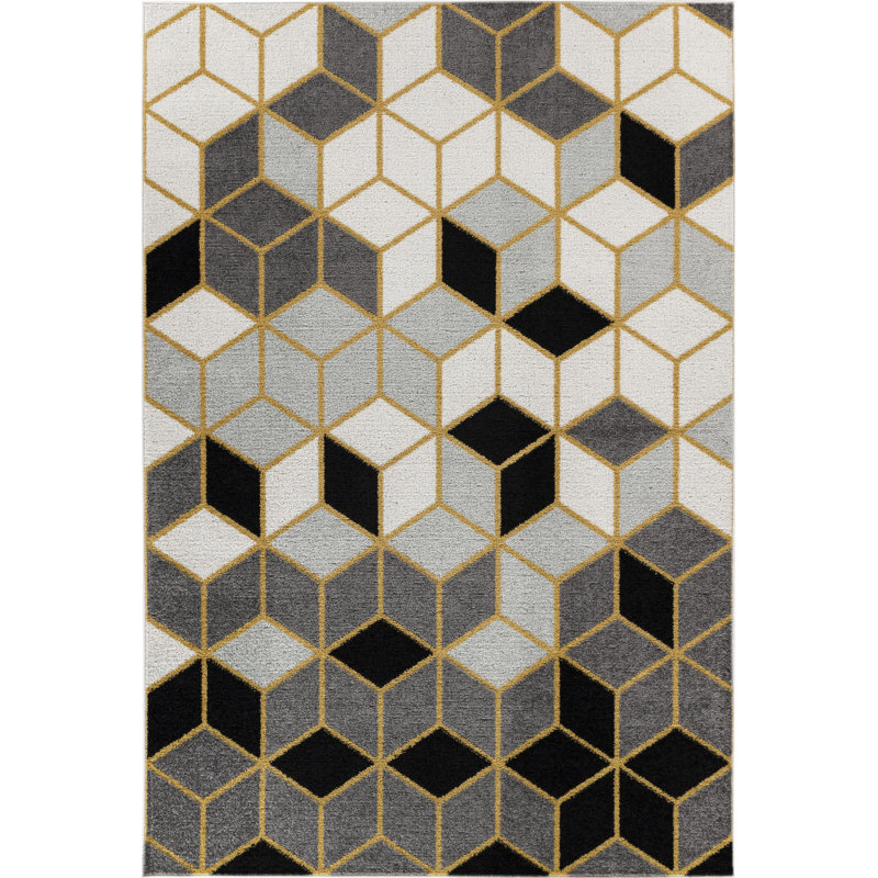 Wiliams Geometric Area Rug, Rectangle 120 x 170cm