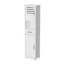 Armoire de rangement haute pour salle de bain avec tiroir - 2 portes, 1 tiroir blanc, preuve
