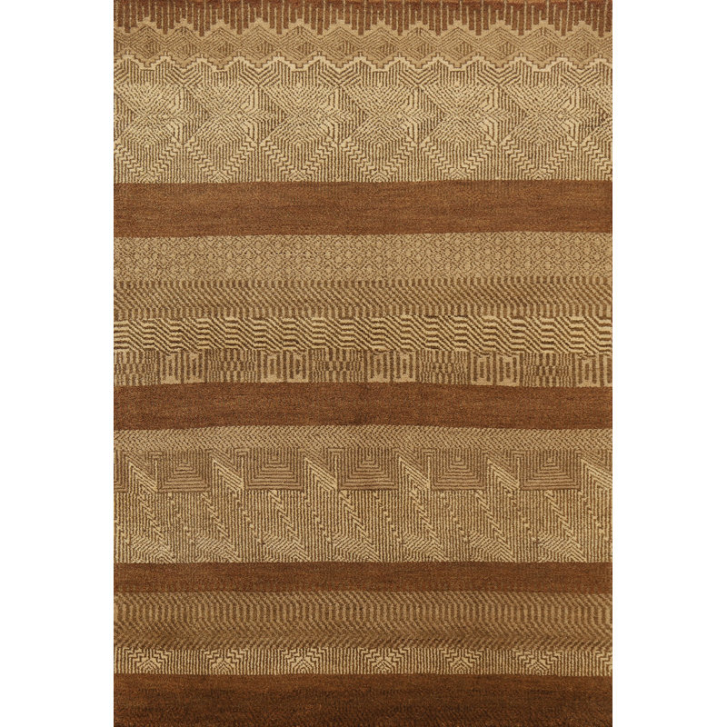 Tapis Gabbeh Kashkoli noué à la main 4 x 6