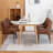 Dining Chairs (Set of 6) Mid Century Modern Kitchen Chair Comfortable Upholstered Premium Fabrics Dinner Chairs for Kitchen Dining Room-1609121258