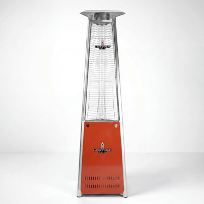 Lava Heat Italia Lava Lite Patio Heater - RAL 2001 Red Orange, Liquid Propane