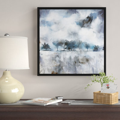 « obscurcied blues », peinture sur toile
