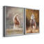 Toile encadrée de qualité supérieure Horse Motion VII - prête à être accrochée-58450651-58450644
