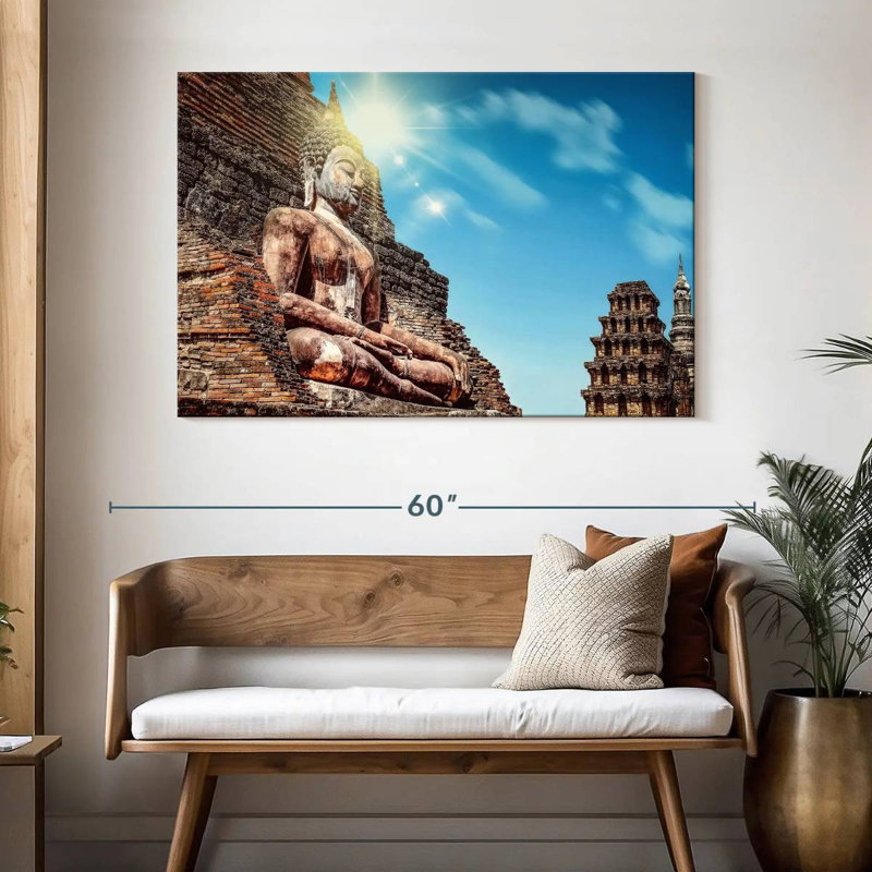 Adella, magnifique Bouddha, H 32 po x l 48 po
