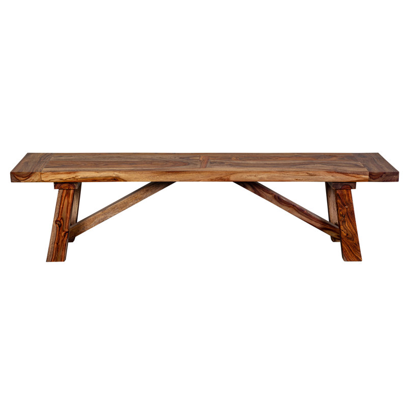 Ringgold Upholstered Bench, Brown