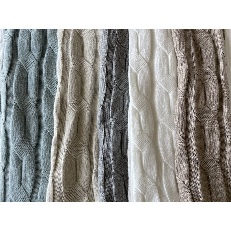 Luxury Cloudknit Throw, Snow