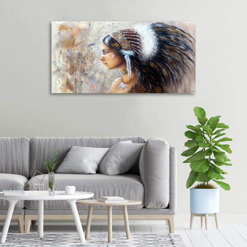 Indian - Wrapped Canvas Print