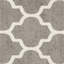 Tapis géométrique gris foncé / beige Ammundsen-125598526