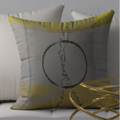 Abstract Throw Pillow