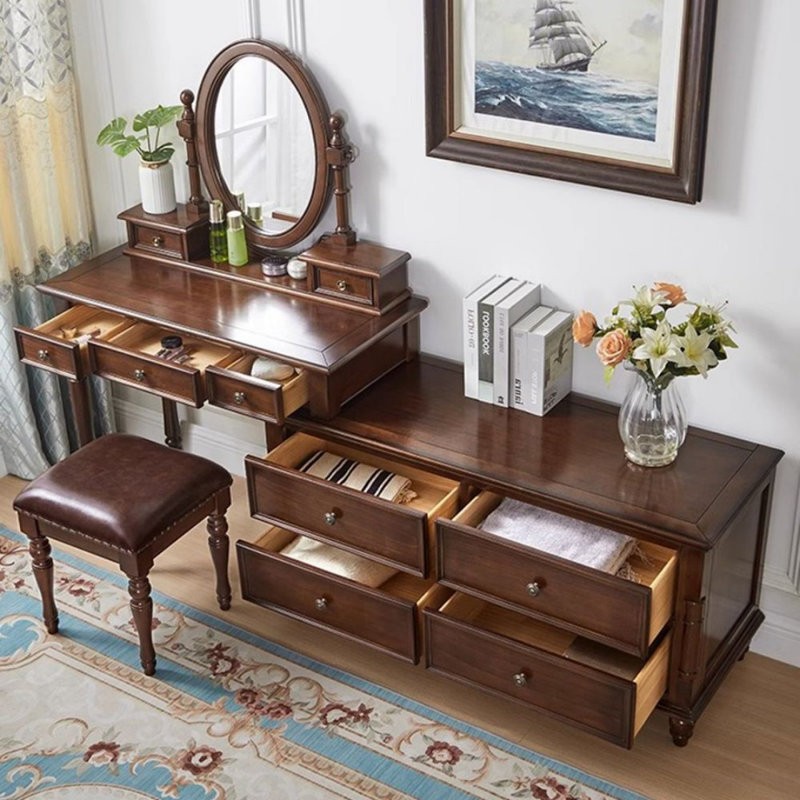 Makeup Vanity mirror,9 drawers,Power Outlet