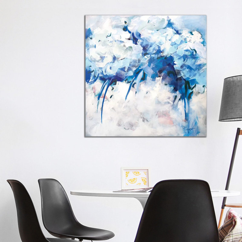 Hydrangeas On My Mind II by Sue Riger - Gallery-Wrapped Canvas Giclée on Canvas, Canvas, 93.98 cm H x 93.98 cm W x 1.91 cm D