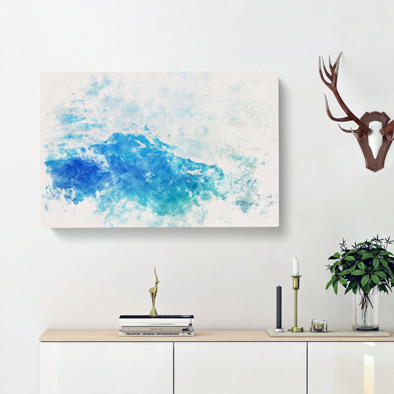 Clouds Above the Mountains - Wrapped Canvas, 35cm H x 50cm W x 3cm D