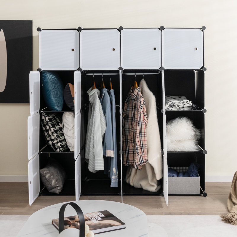 16 Door Plastic Wardrobe