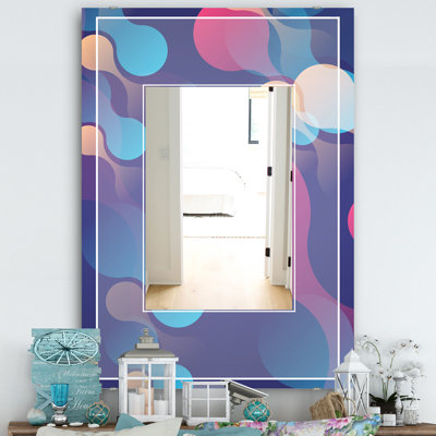Lava Reunion Mid-Century Frameless Vanity Mirror