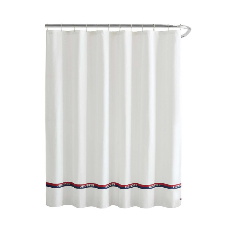 Rideau de douche Tommy Hilfiger, Rayures bleues