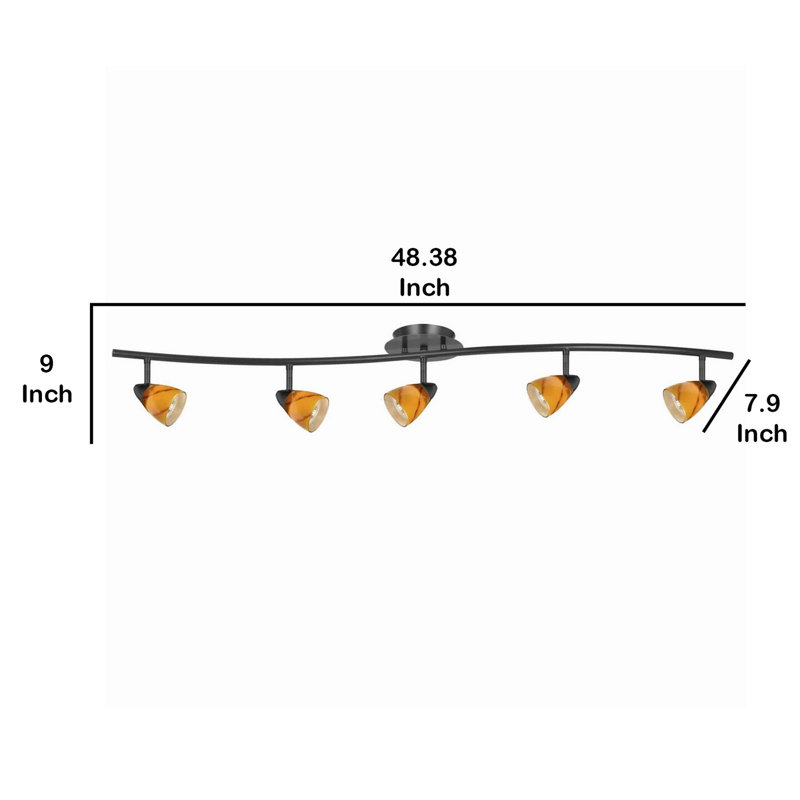 7.9'' 5 -Light Rail Track Kit