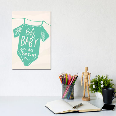 Oh Baby! 1 Piece Wrapped Canvas Painting