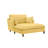 Modern Chaise Lounge Sofa Bed with Pillows