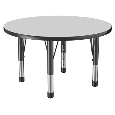 Table ronde à hauteur réglable