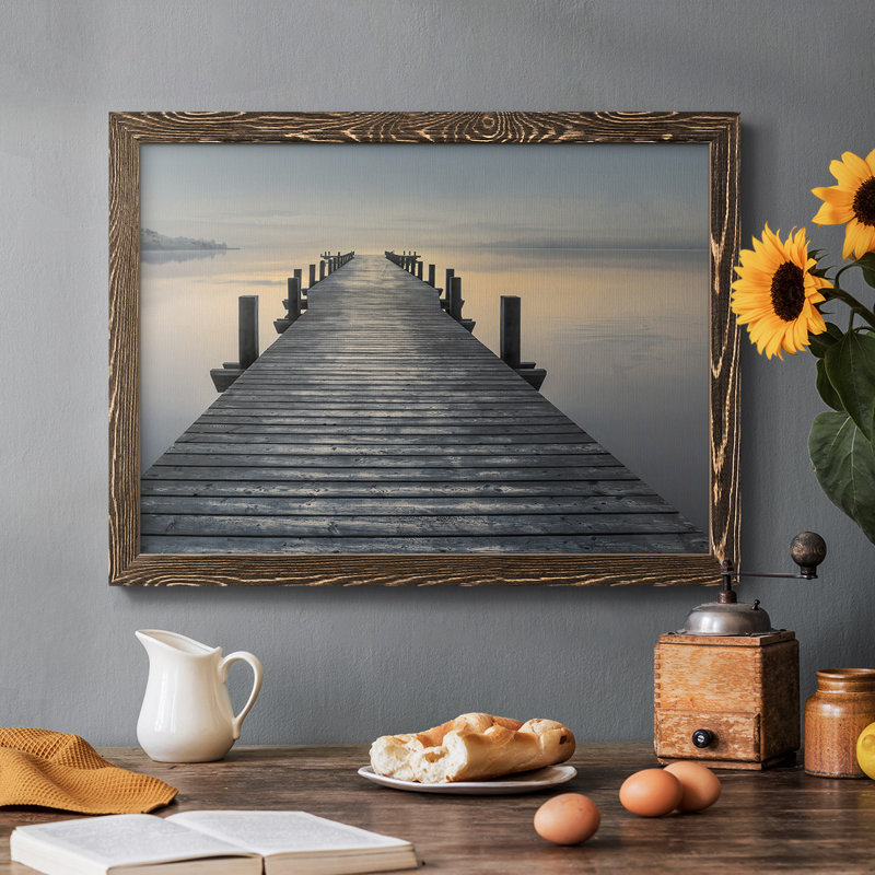 Sun Down, reproduction sur toile encadrée, Noyer, H 22 po x l 32 po x P 1,5 po