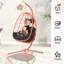 Fauteuil confortable confortable en métal, rotin pe en rotin pour la maison