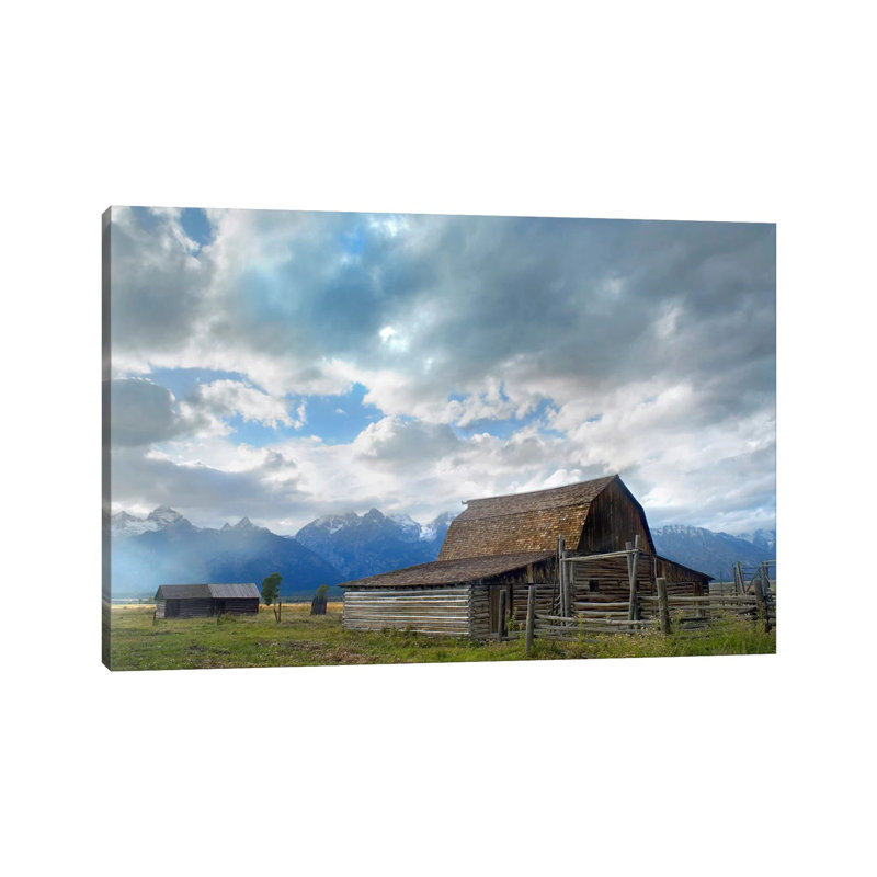 Mormon Row Barn, Grand Teton National Park, Wyoming I by Tim Fitzharris - Gallery-Wrapped Canvas Giclée on Canvas, Canvas