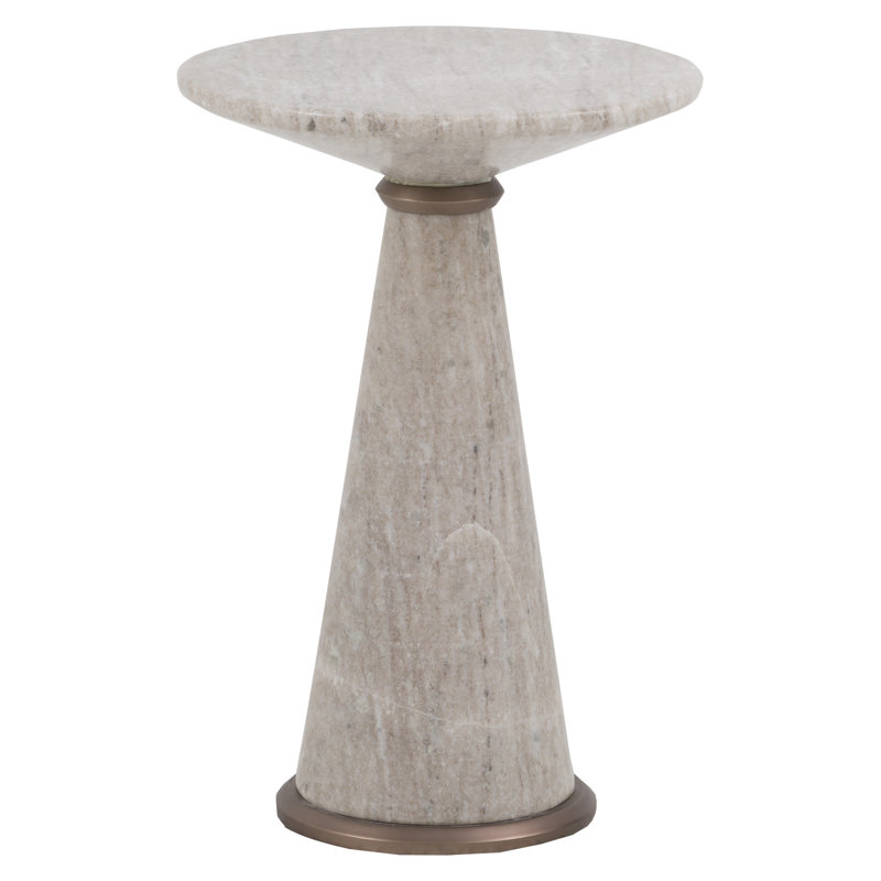 Sundries Marble End Table, 20" H x 15" W x 15" D