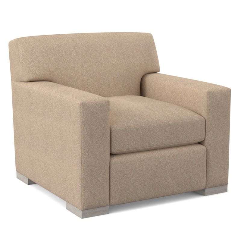 Fauteuil Elkins, Noyer américain, Neige Polly