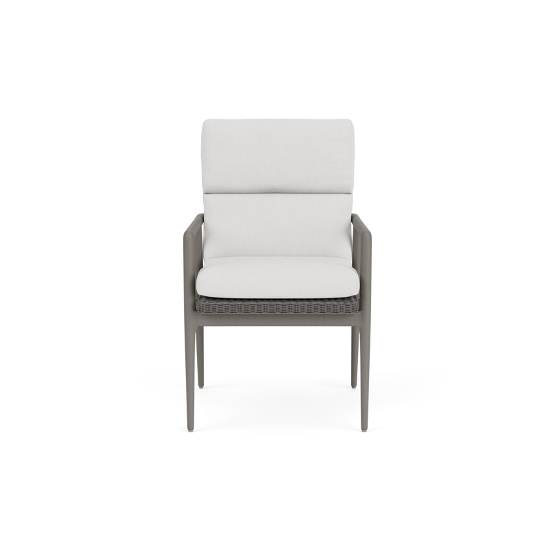 Outdoor Dining Armchair, Pewter
