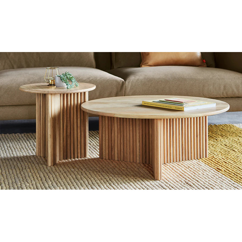 Odeon Coffee Table, White Oak