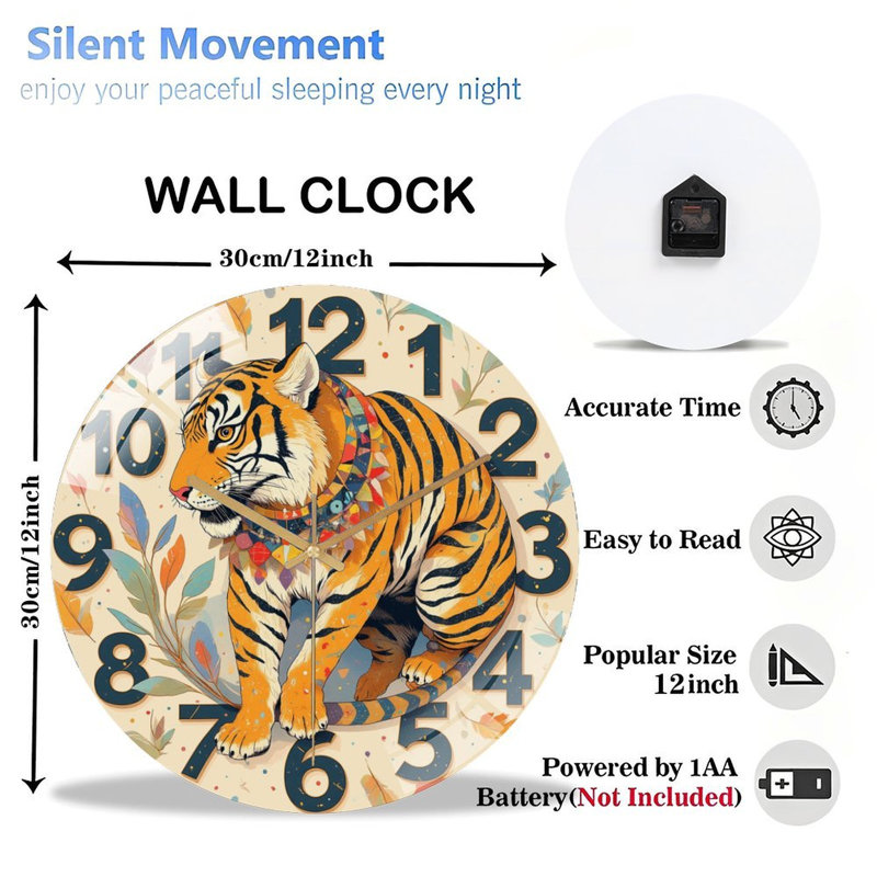 Horloge murale 12 po