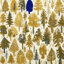 Couvertures monochromes illustrées de forêt-124116087-135855771