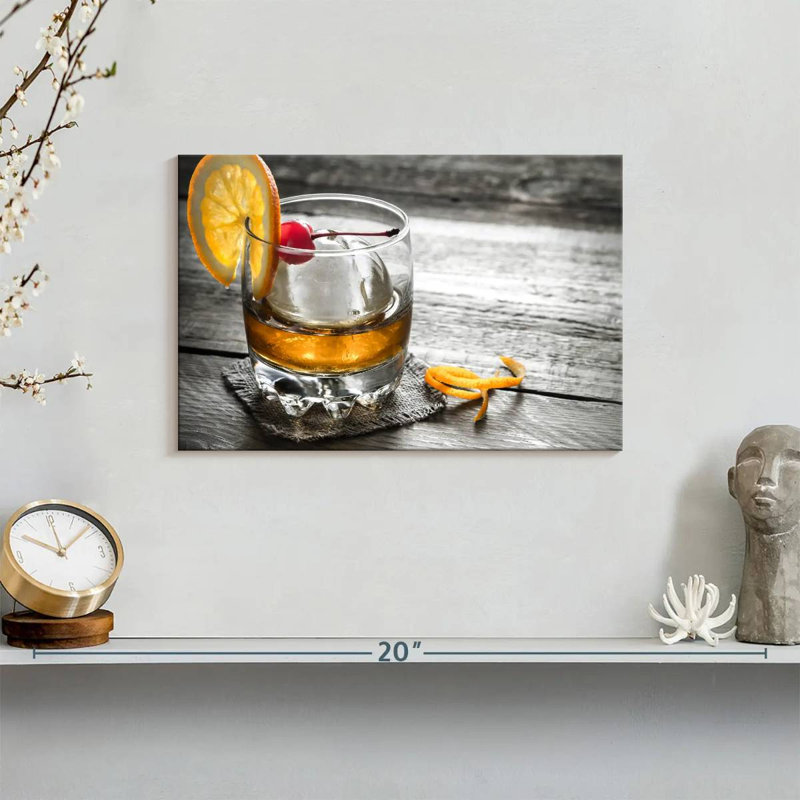 Yarlin Classic Cocktail, 8" H x 12" W