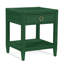 Table de chevet 1 tiroir en rotin avec plateau en verre et tablette de rangement Warwick-94947149-62152052