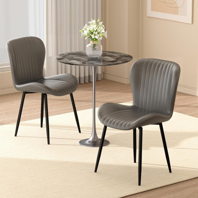 Chaise d'appoint rembourrée Modern (ensemble de 2)