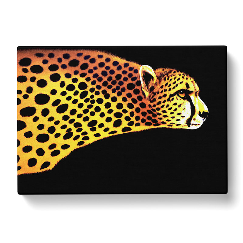 Exclusive Cheetah - Wrapped Canvas, 50cm H x 76cm W x 3cm D