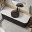 Wall Mounted Single Vanity Bathroom Vanity With Engineered Marble Top-1332923727