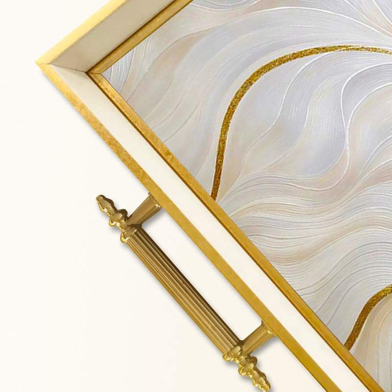 Élégant plateau en verre de 19,7 po x 11,4 po x 1,4 po | Fabrication 100% verre durable | Facile à nettoyer avec un chiffon humide | Idéal pour le service, la présentation décorative et l'organisation | Ajout élégant à la décoration intérieure