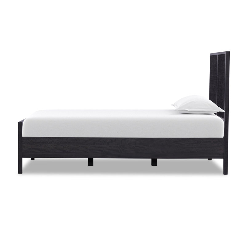 Sydney Bed, Twin, Black Wash W/ Black Cane