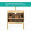 Meuble-lavabo moderne avec lavabo en céramique et support en métal