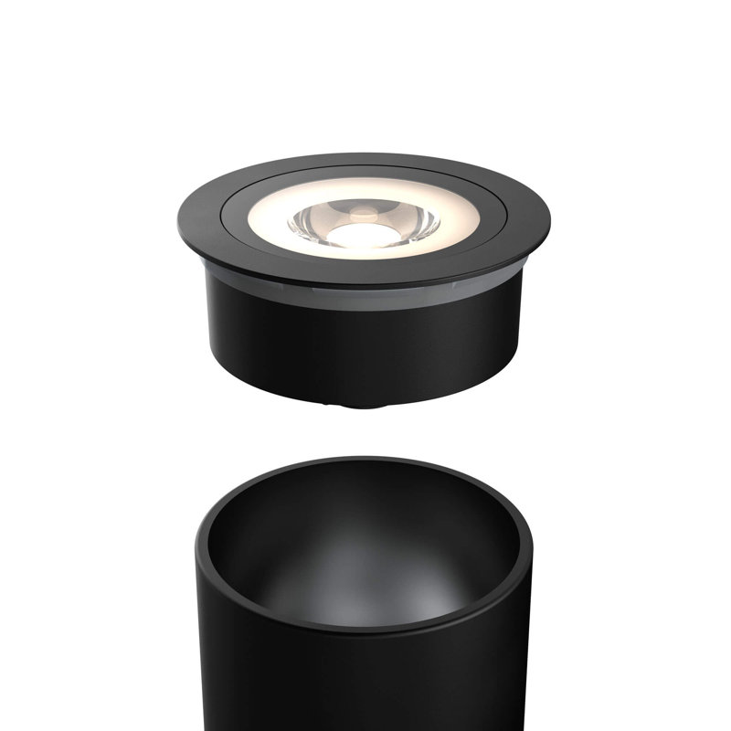 Matte Black Integrated LED Metal Well Light