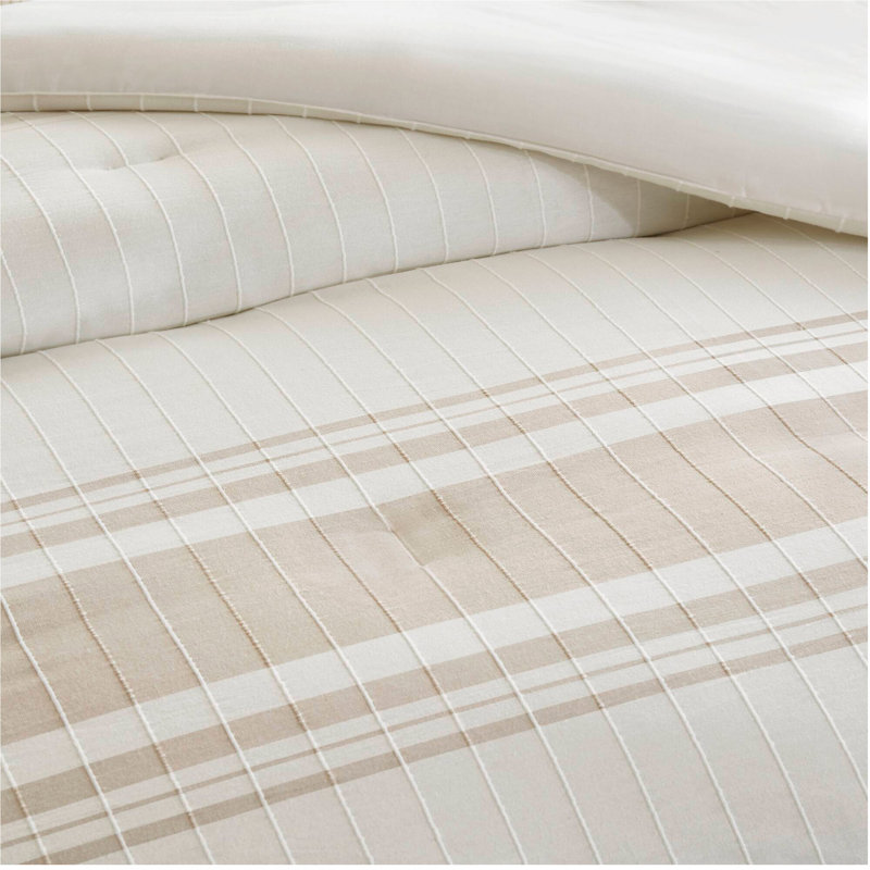 6-Piece Cotton Jacquard Oversized Comforter Set, California King Comforter + 5 Additional Pieces