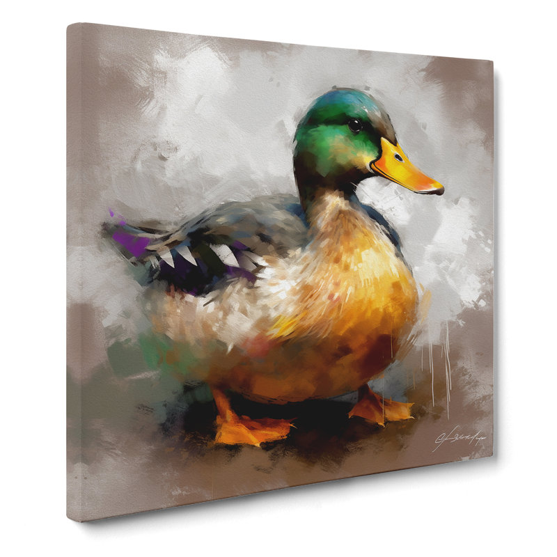 Duck Gestural Art No.3 - Print
