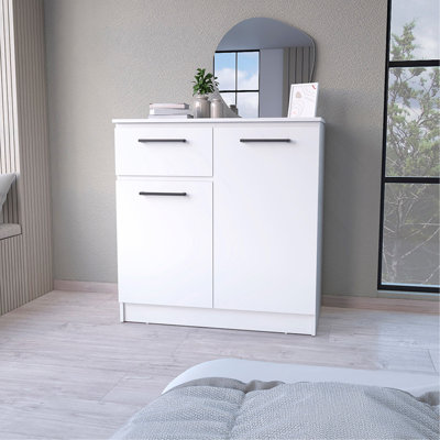Commode 2 portes 1 tiroir Loonam