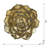 D10x1.4" Succulent Wall Plaque, 2 Piece
